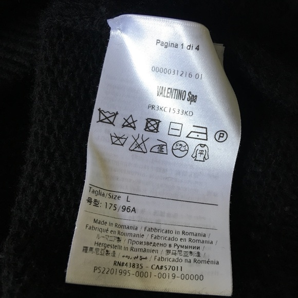 Valentino RED , Wool Sweater Black Women - Picture 5 of 8